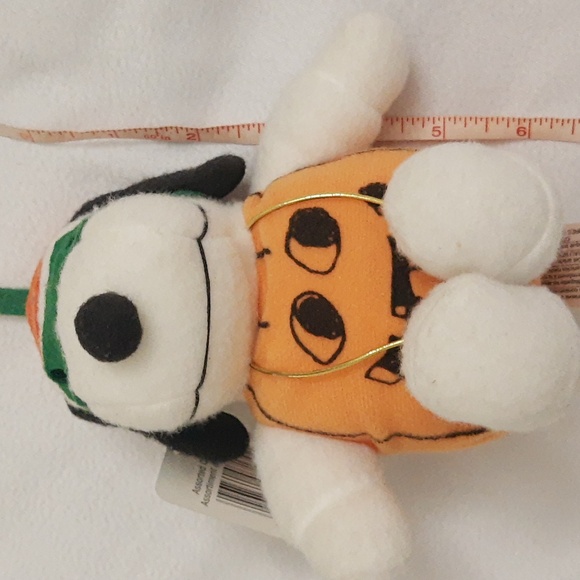 Peanuts Snoopy In Pumpkin Costume 6 inch Plush Halloween Holiday Collectible NWT - Picture 3 of 16